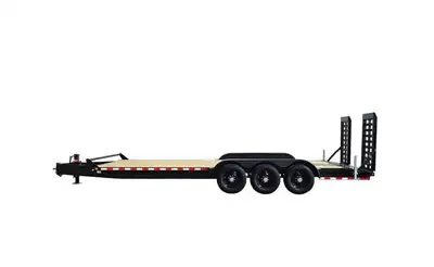 2027 Canada Trailer CE7X24-21K Tri Axle equipment hauler GVWR 22680 with a cargo capacity of 18400lb...