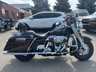 Check out this 2007 CANADIAN 96ci Harley-Davidson Road King with only 73,247kms. Be sure to follow u...
