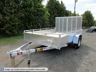 Miska 6'x12' Silver Bullet Aluminum Utility Trailer Made in Canada - Ready to Roll, starting at just...