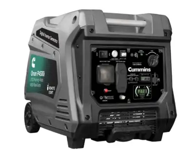 Specifications Operates at a noise level as low as 52 dBA 3.4 gallon fuel tank that runs 18 hours at...