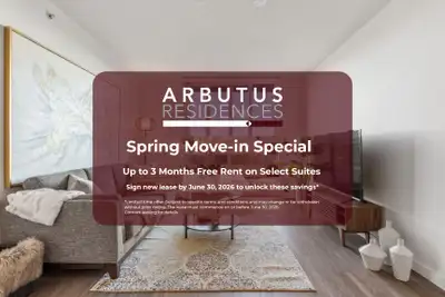2.5 BR *Special Offer Available* Spring Move-in Special Up to 3 Months Free Rent on Select Suites Si...