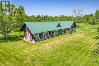 Authentic rustic log farmhouse on 200 Scenic Acres. A rare legacy property that steps back in time a...