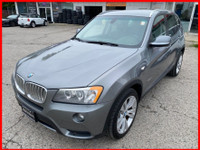 2011 BMW X3 AWD 35I CARFAX VERIFIED, CLEAN TITLE 206,000KM AUTOMATIC TRANSMISSION GREY EXTERIOR ON B... (image 1)