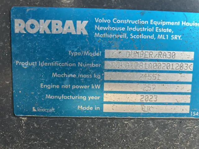2023 Rokbak RA30 - Rental Fleet - RPO/Rent Available! in Heavy Equipment in Saskatoon - Image 10