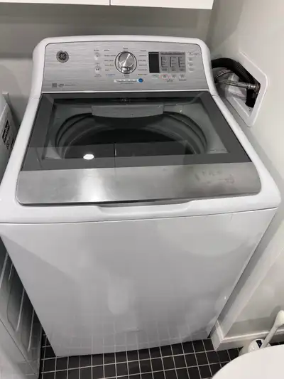 Used GE Top Load Washer with SaniFresh Cycle washer + dryer, View more