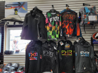 Wide selection of FXR Racing Apparel and Helmets IN STOCK!