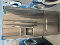 1231- Refrigérateur Maytag acier inox portes française fridge fr