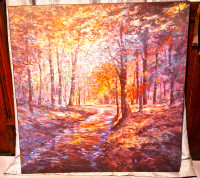 Picture Beautiful Forest 32" by 37 " Only $35.00