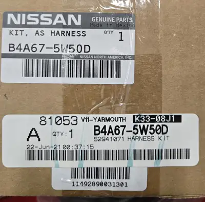 New Harness Kit-Sub, Repair - Nissan, retails for $28.59, looking to get $15 plus tax. Make an offer...