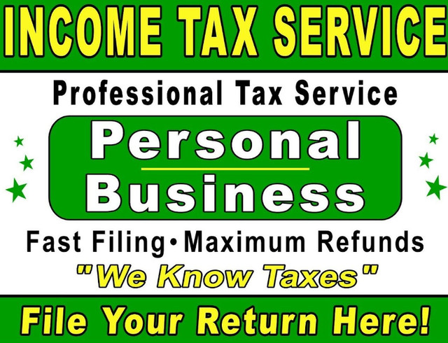 Income Tax Personal/Business Starting $39.99 in Financial & Legal in Mississauga / Peel Region - Image 3