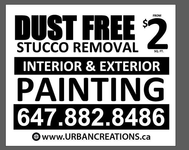 DUST FREE CEILING POPCORN REMOVAL - FROM $2 SQ. FT. - Markham / York Region in Drywall & Stucco Removal in Markham / York Region - Image 2