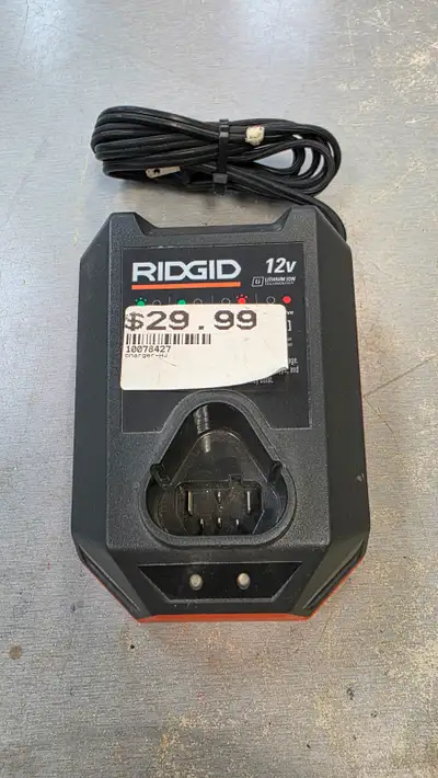 RIDGID 12v Battery Charger - R86045, View more
