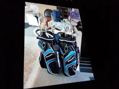 Sac de golf et batons, View more