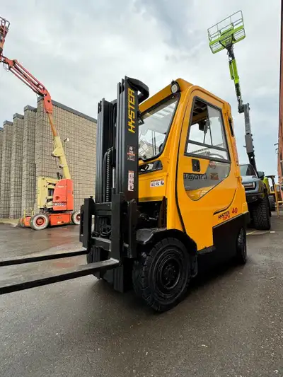 Specifications Model: Hyster H40FTS Fuel Type: LPG Year: 2018 Capacity: 4,000 lbs Condition: Very Go...