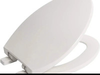 Elongated Toilet Seat with Soft Close, Durable and Easy Clean, P