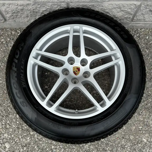 (85%) 4x Porsche Macan 18" OEM Winter Wheels Package in Tires & Rims in City of Toronto - Image 11