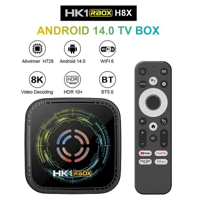 2026 Factory New Arrival HK1 H8X TV Box Allwinner H728 Octa Core Media Player Android 14 Set Top Box...