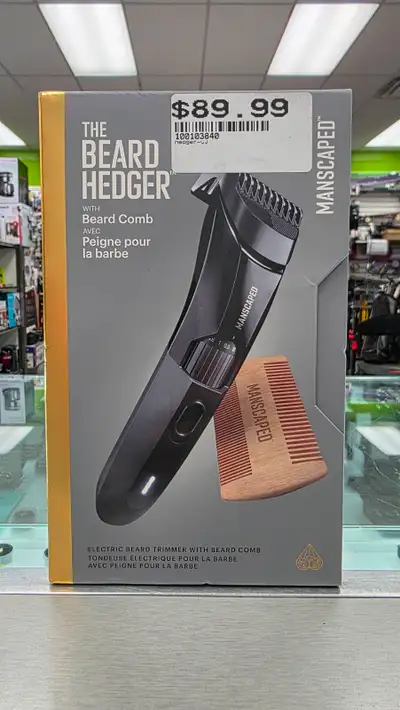 Manscaped the Beard Hedger + Beard Comb - BRAND NEW - Titanium-Coated T-Blade is sharp enough to cut...