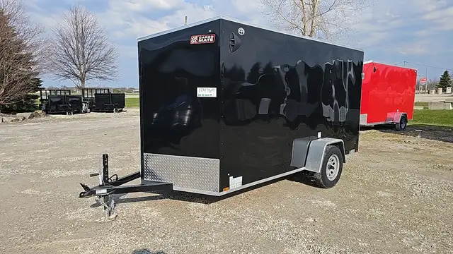 2026 Cargo Mate 6'x12' Steel Single Axle Enclosed Trailer EHECO6 in Cargo & Utility Trailers in Norfolk County - Image 2