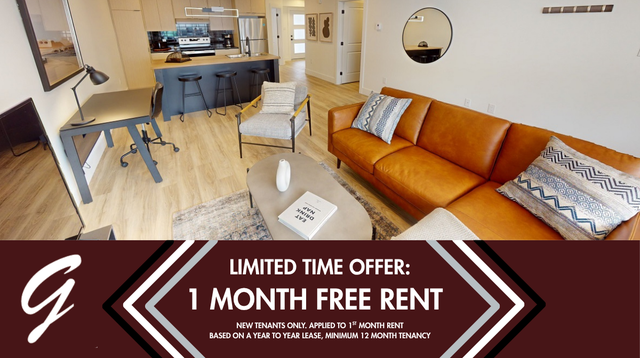 ON HOLD-1ST MONTH FREE!  AUG & SEPT 1ST- 1 BED STACKED TOWNHOUSE