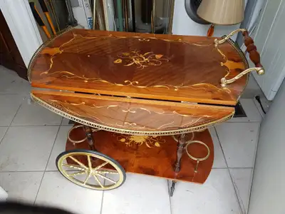Antique Tea Wagon, View more