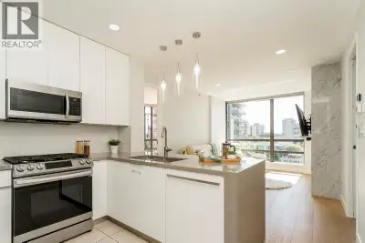 Live the ultimate Lower Lonsdale lifestyle in this fully renovated 2 bed, 2 bath condo on the 10th f...
