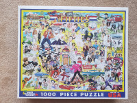 White Mountain 1000 piece puzzle - bright and detailed!