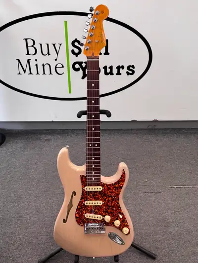 Fender American Professional II Stratocaster Thinline in White Blonde is a stunning instrument that...