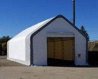 WHOLESALE PRICE: Double Truss Frame  Storage Shelters PVC Fabric