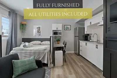 C21 AP2 - 1 STUDIO APARTMENT FULLY FURNISHED | ALL UTILITIES INCLUDED 183 First Ave - AP1, Moncton N...