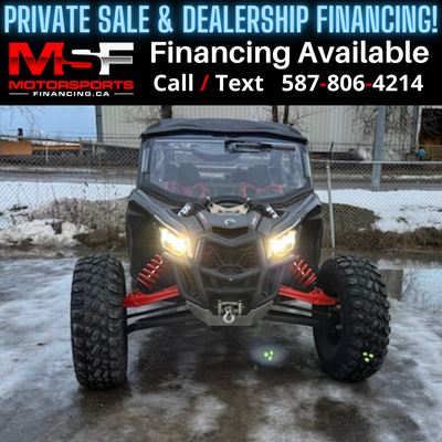 Welcome to Motorsports Financing - Kelowna! 2022 Can am Maverick Engine: 850