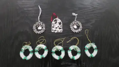 8 - Christmas Ornaments, View more