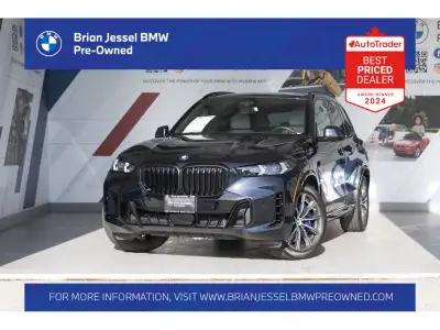 2025 BMW X5 xDrive50e 3.0L I6 AWD 8-Speed Automatic EXTERIOR - CARBON BLACK METALLIC INTERIOR - SILV...
