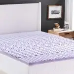 NEW 7 ZONE LAVENDER MEMORY FOAM MATTRESS TOPPER, View more