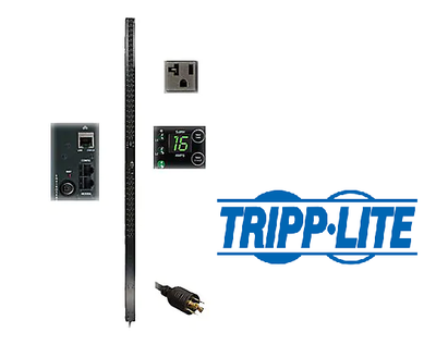 TRIPP LITE PDU3VN10L2120LV MONITORED 3 PHASE 208V ZERO U VERTICAL RACK PDU, SUPPORTS 5.7 KW, Brand N...