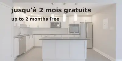 Semi-renovated Akelius two bedroom apartment for rent. Located near Doctor Penfield & De La Montagne...