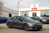 This 2017 Honda Civic Sedan Touring brings together refined style, advanced technology, and reliable... (image 1)