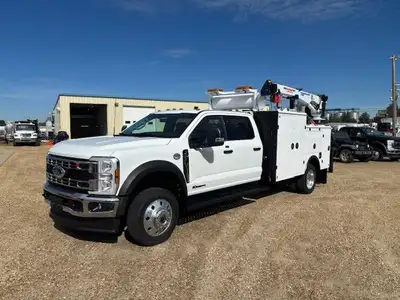 2025 Ford F-550 Crew Cab XLT 4x4 Service Truck, !!!Unused New Rig Up!!!, 6.7L Diesel, Auto, 19,500 l...