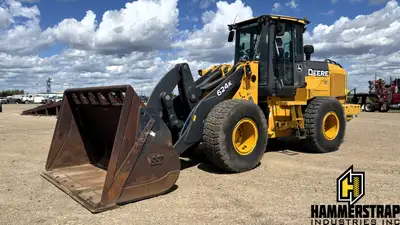 2015 JOHN DEERE 624K Wheel Loader John Deere 6.8L 6 cylinder 198 HP turbocharged diesel engine Power...