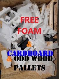Free foam shapes and cardboard corner for crafts artists etc Mississauga / Peel Region Toronto (GTA) Preview