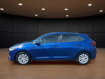 The 2020 Hyundai Accent Essential in an eye-catching blue finish offers a smooth FWD driving experie...