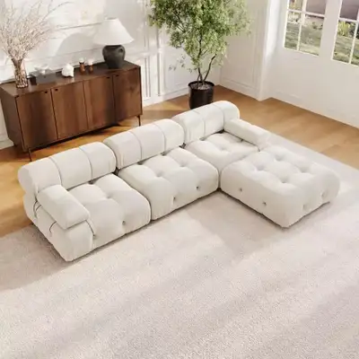 Brand New Modern Modular Cloud Sofa with Chaise Special $899, View more