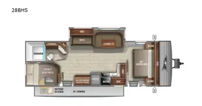 Please Call Us At 613.851.7326 with any questions? Jayco Jay Flight travel trailer 28BHS highlights:...