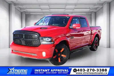2018 Ram 1500 Sport Crew Cab 4x4 w/Aftermarket Wheels Welcome to Xtreme Auto & Truck Sales Your Car...