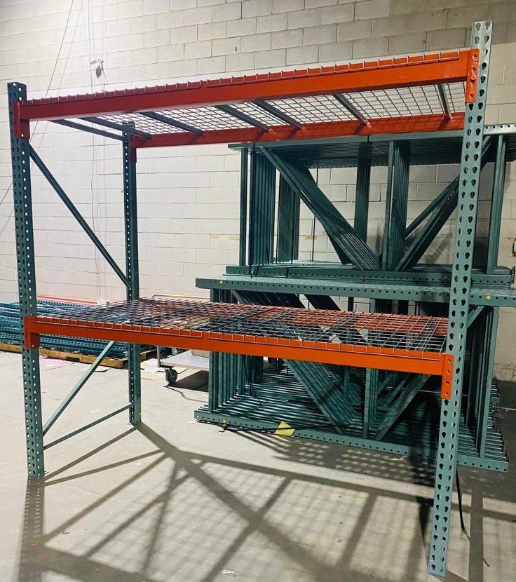 Used Pallet Racking Endframes/Beams/Wire decks Industrial Shelving