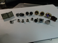 SEVERAL SETS OF CUFF LINKS AND TIE PINS WITH SCREWS Belleville Belleville Area Preview