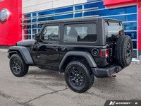Recent Arrival! Black 2024 Jeep Wrangler Sport 4x4, One Owner, Clean Car Fax Report, Push Button Sta... (image 3)
