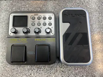 Nux MG-100 TSAC Multi-Effects Pedal, View more