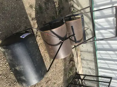 $25/Day $75/week 24" wide, Poly (fill with water) 24" steel (no filling required-heavy enough) Also...