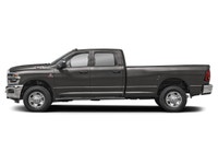 The 2026 Ram 3500 Laramie, in a sophisticated gray hue, features a robust 4x4 drivetrain for excepti... (image 2)